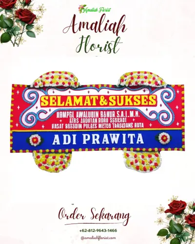 Karangan Bunga Ucapan Selamat di Kadudampit