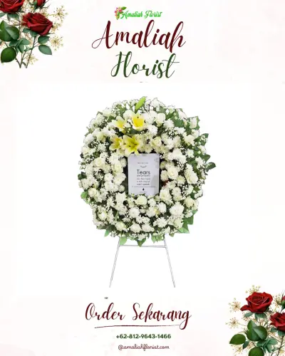 Krans Bunga Duka Cita di Kadudampit
